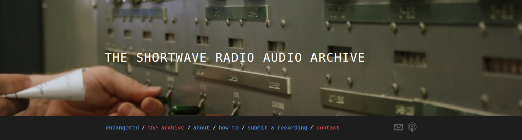 Archivo JPG con captura del encabezado del sitio web shortwavearchive.com